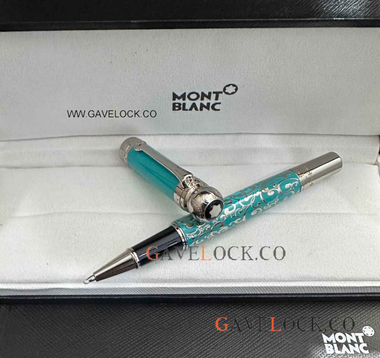 Clone Montblanc Limited Edition Joseph Ii Rollerball Pen Blue Barrel